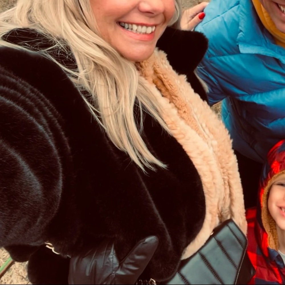 ZARA Faux Fur Jacket - Picture 6 of 12